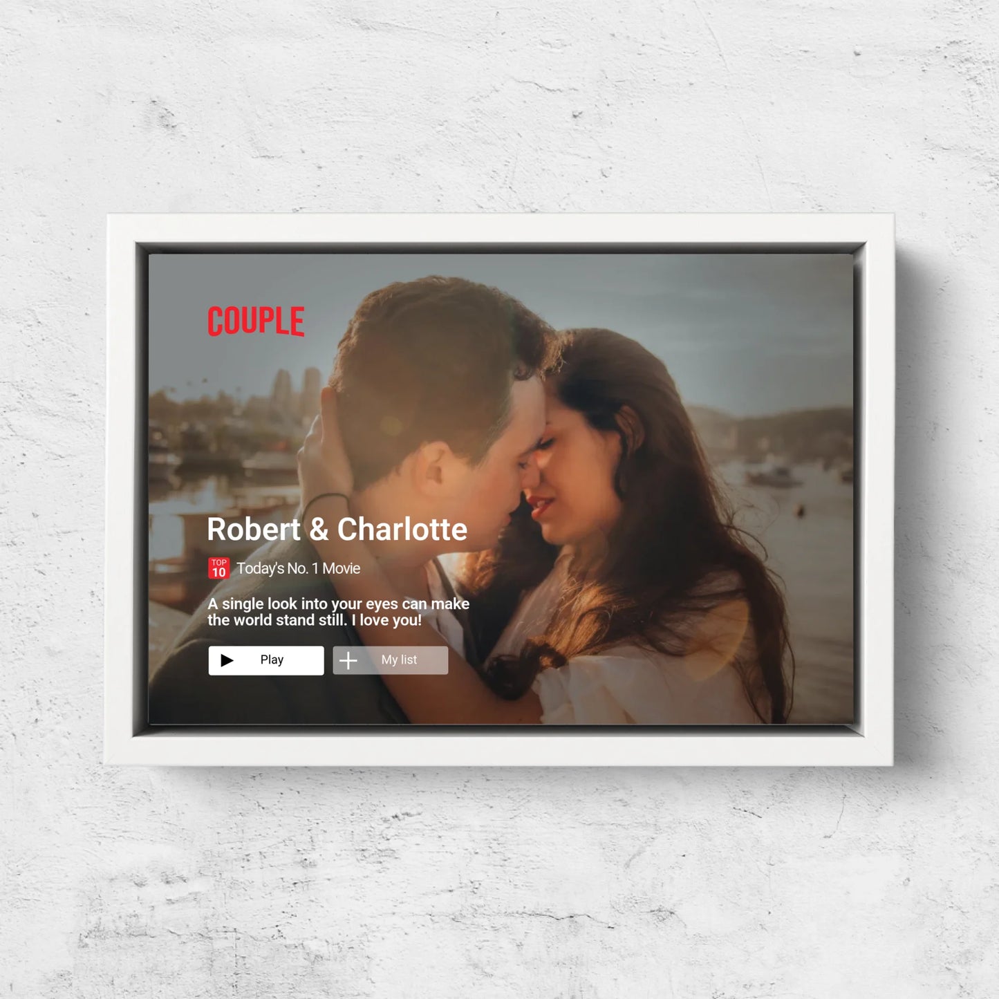 Personalized Canvas “Lovestory”