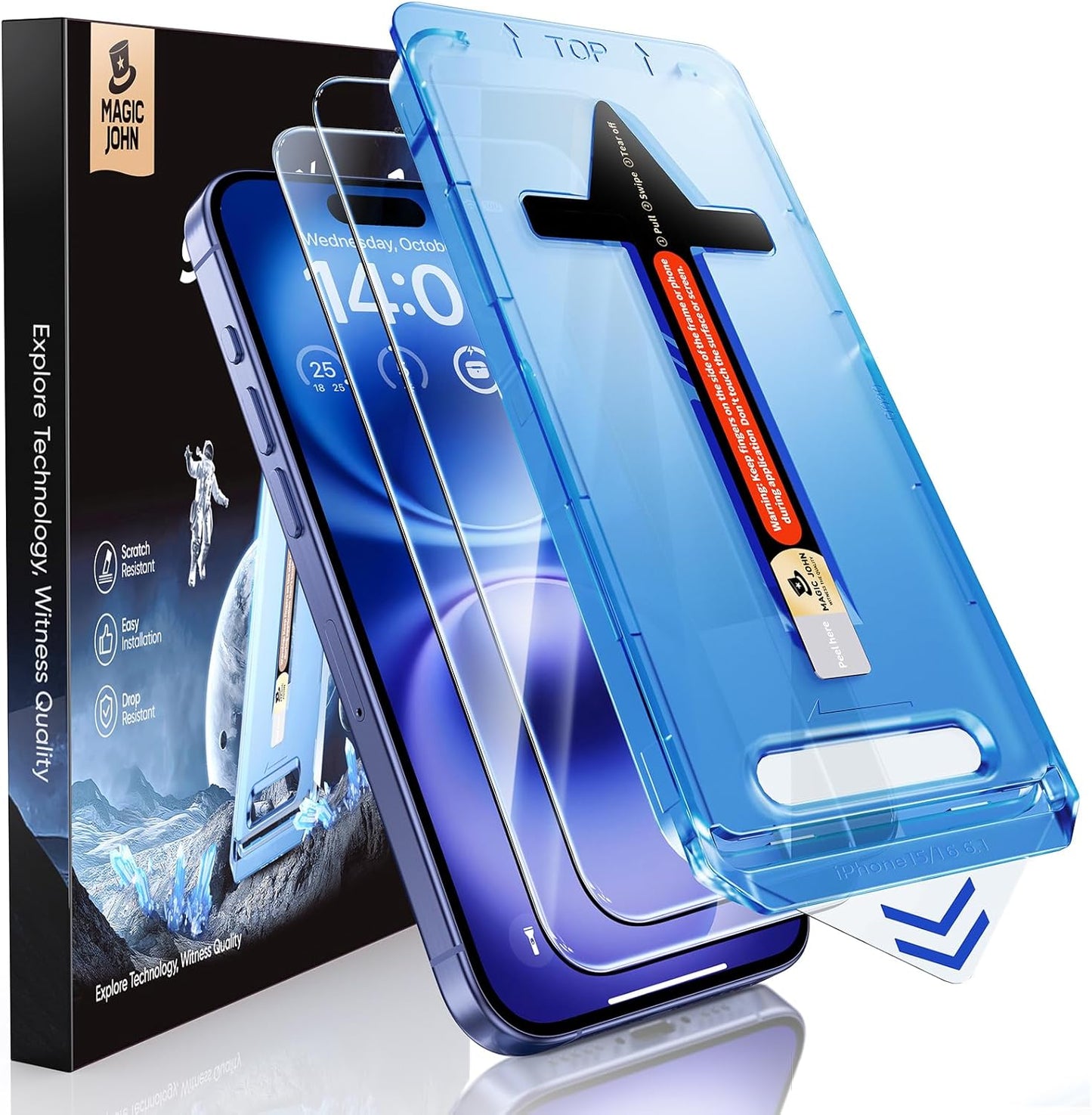 Liquid Glass + Privacy Shield Screen Protector