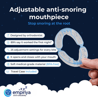 Empiriya™ Adjustable  Anti-Snoring Mouthpiece