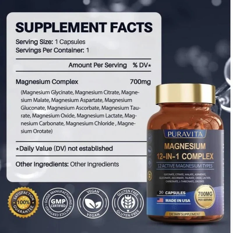 12-IN-1 Magnesium Complex Capsules
