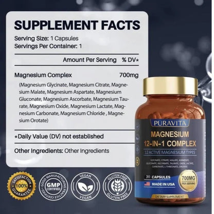 12-IN-1 Magnesium Complex Capsules