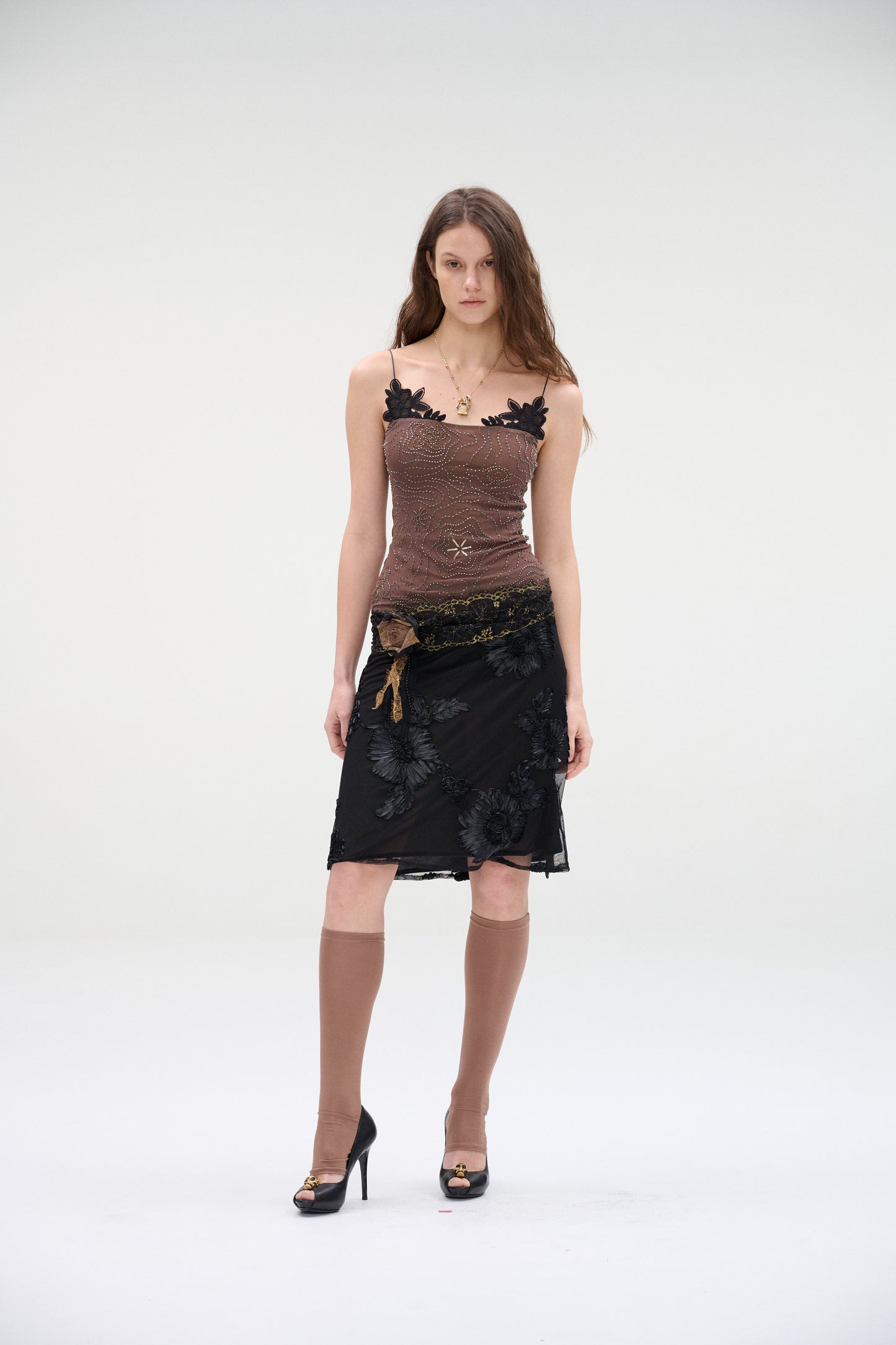 WaterBear™ Lace Bloom Midi Skirt