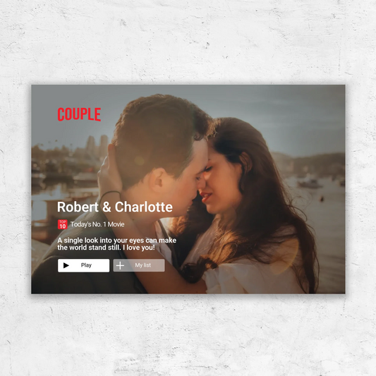 Personalized Canvas “Lovestory”