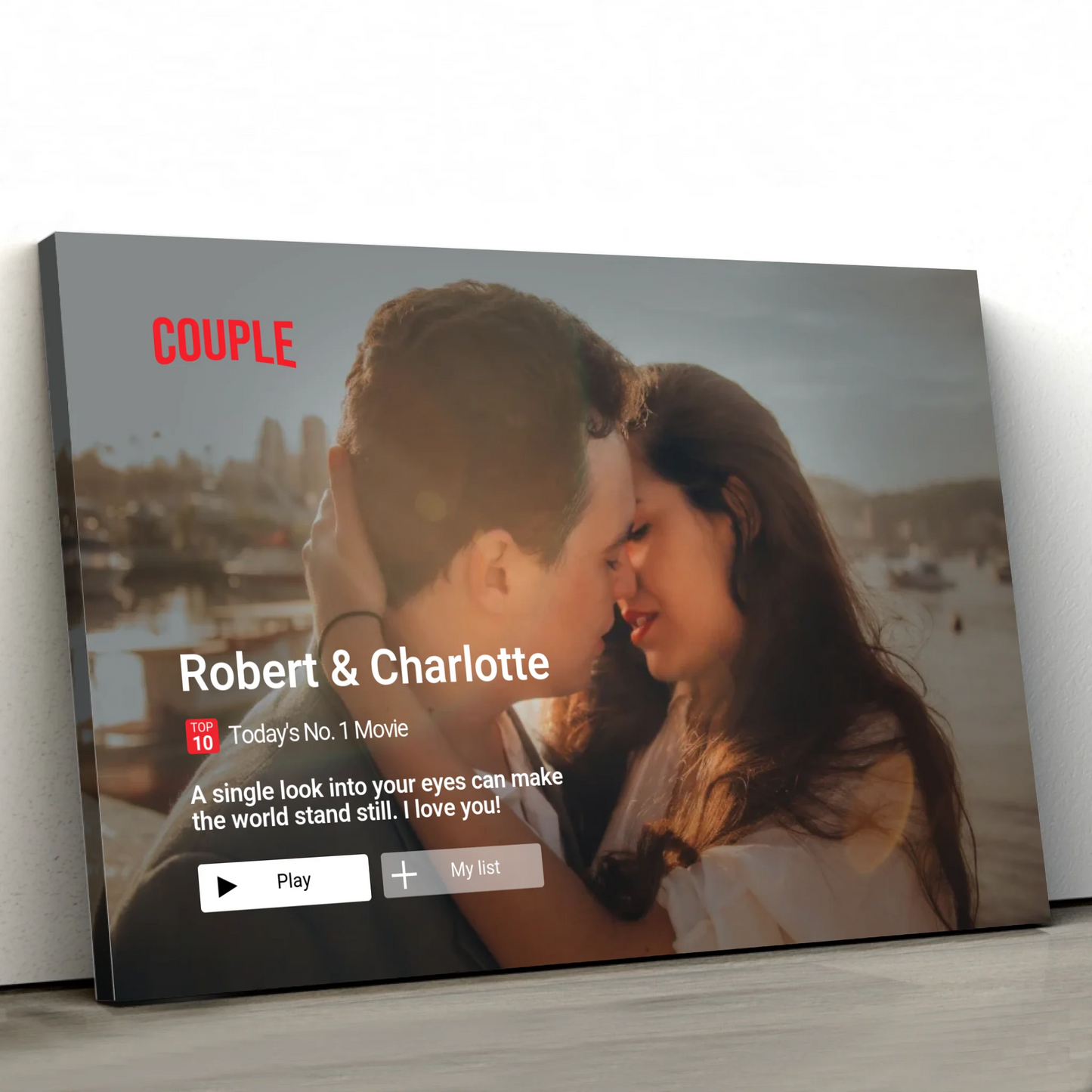 Personalized Canvas “Lovestory”