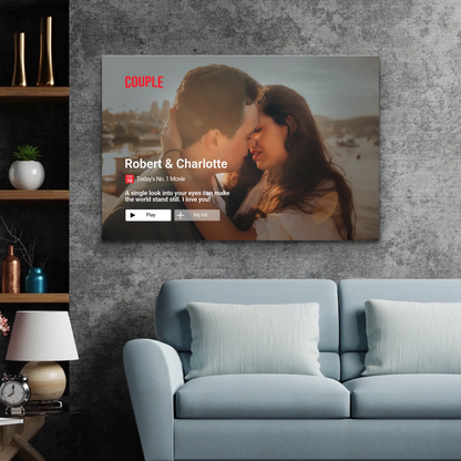 Personalized Canvas “Lovestory”