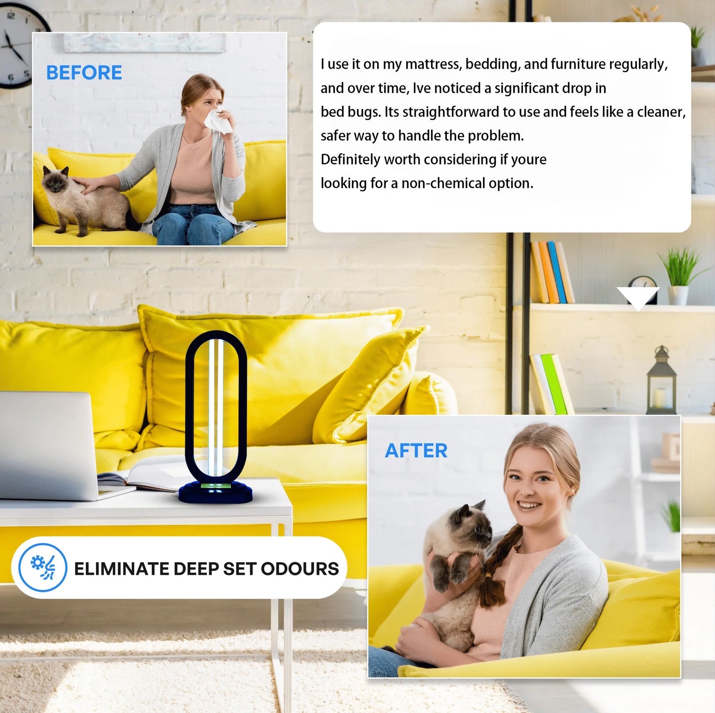 EMPIRIYA™- PureGuard UV Home Disinfection Tower