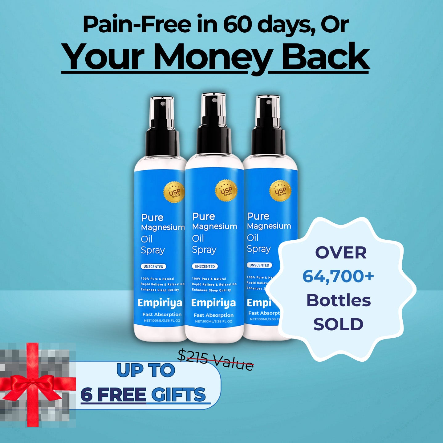 Pain Relief Topical Magnesium Spray®