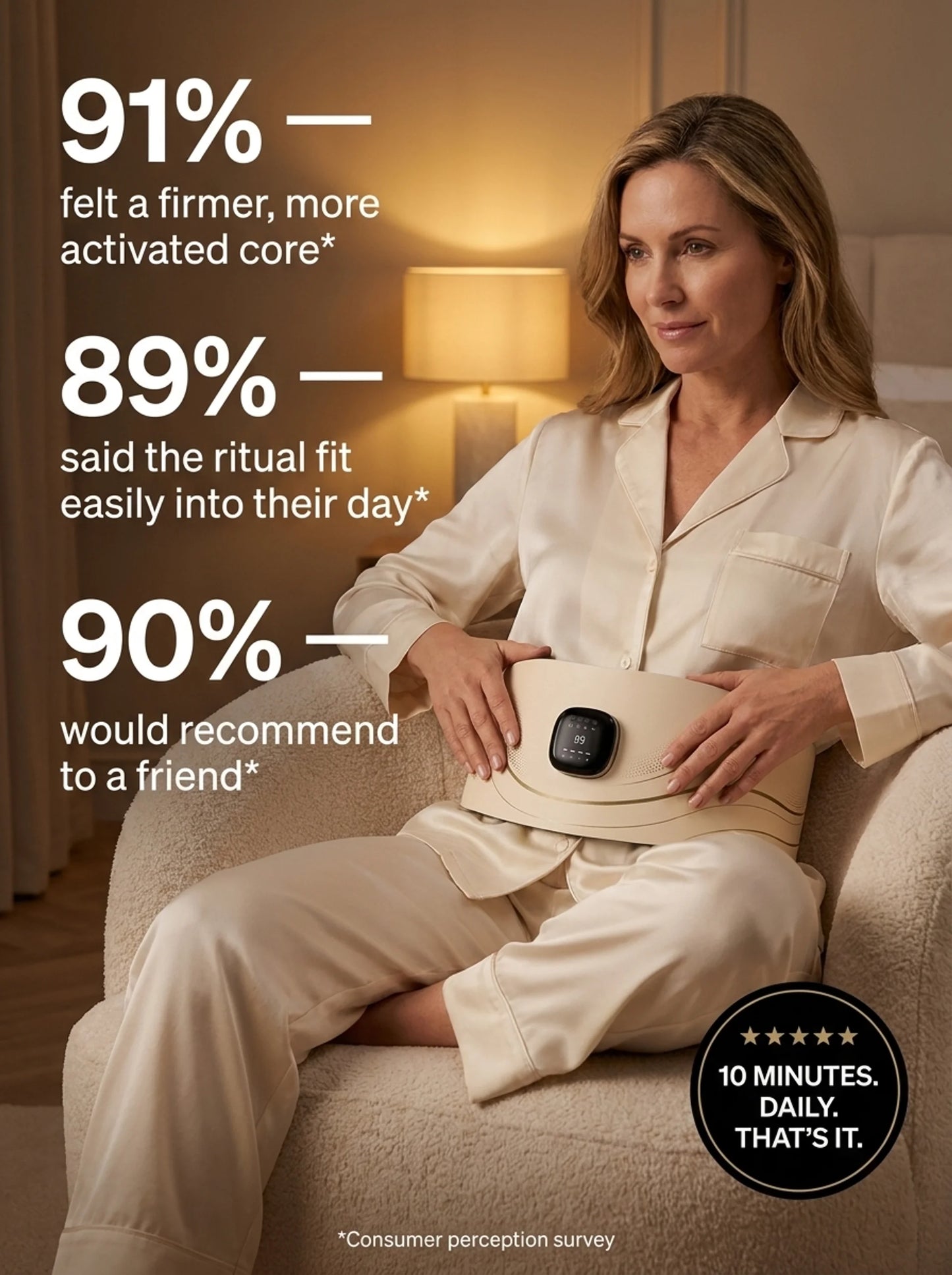 KEPT Core System™ — EMS + Red Light Body Activation Device