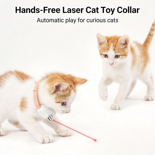 Hands-Free Laser Cat Toy Collar