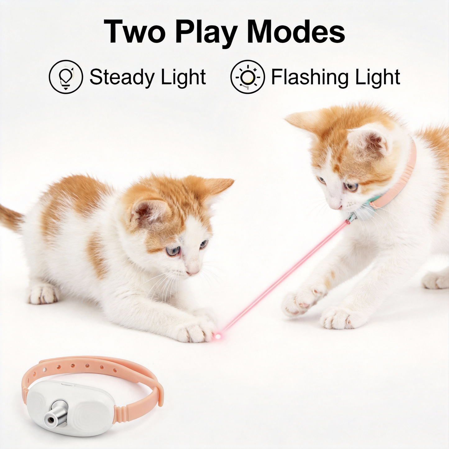 Hands-Free Laser Cat Toy Collar